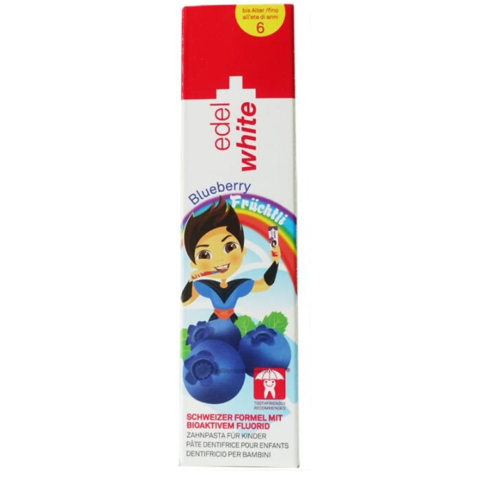 Edel White children's toothpaste with blueberry flavor, 50 ml